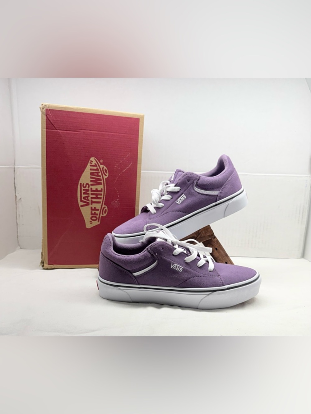 Vans Seldan Platform Grape Jam Purple Suede Sneaker  Women’s Size 6 New